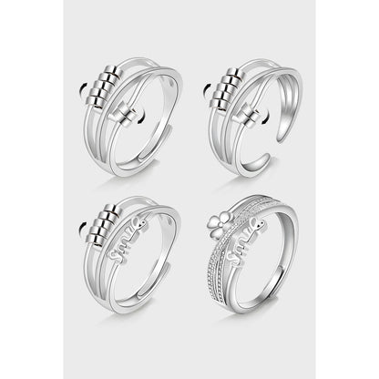 Ångest- och Dekompressionsring i Sterlingsilver