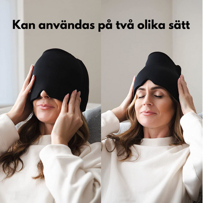 Gel mask för smärtlindring vid migrän och huvudvärk