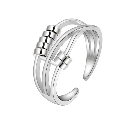 Ångest- och Dekompressionsring i Sterlingsilver