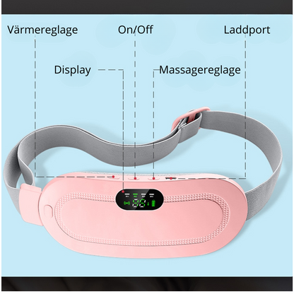 Menstruationsbälte med Värme & Massage